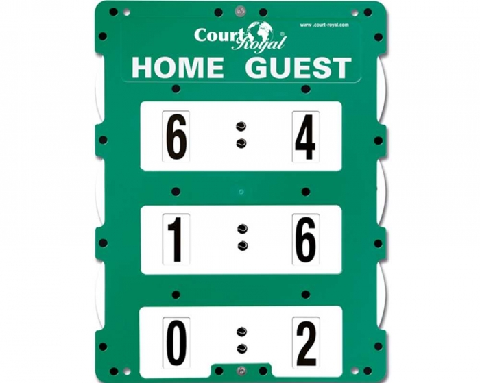 Tennis Spielstand Anzeigetafel<br> Court Royal Pointer grün