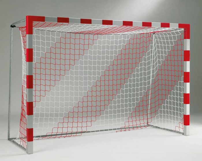 Handball Tornetz 4 mm stark<br> 2-farbig in Vereinsfarben