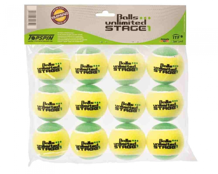 Tennisball unlimited Stage 1<br> VE 12 Stück