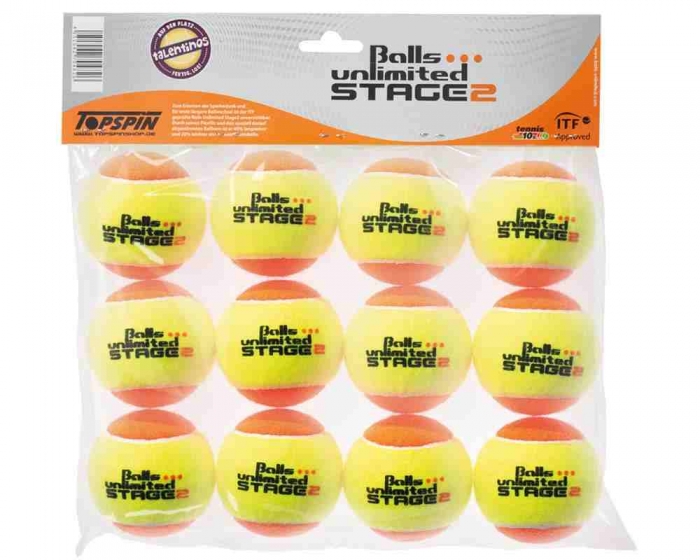 Tennisball unlimited Stage 2<br> VE 12 Stück