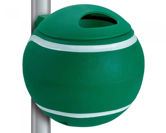 Abfallbehälter Tennisball grün