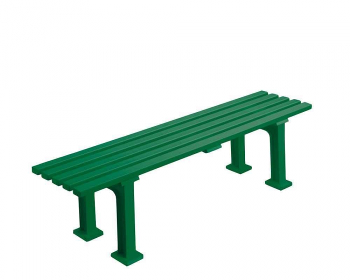 Sportplatz Sitzbank United 150cm<br> Farbe weiß oder grün