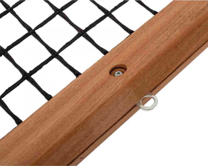 Tennis Schleppnetz PVC einfach<br> mit Holz Zugschiene
