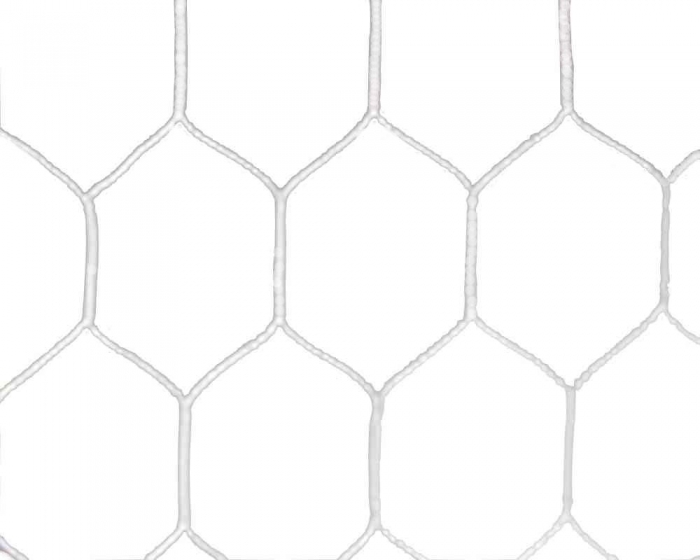 Fußball Tornetz 3,5mm Netzstärke <br> mit wabenförmigen Maschen<br> 7,50m breit, 2,50m hoch