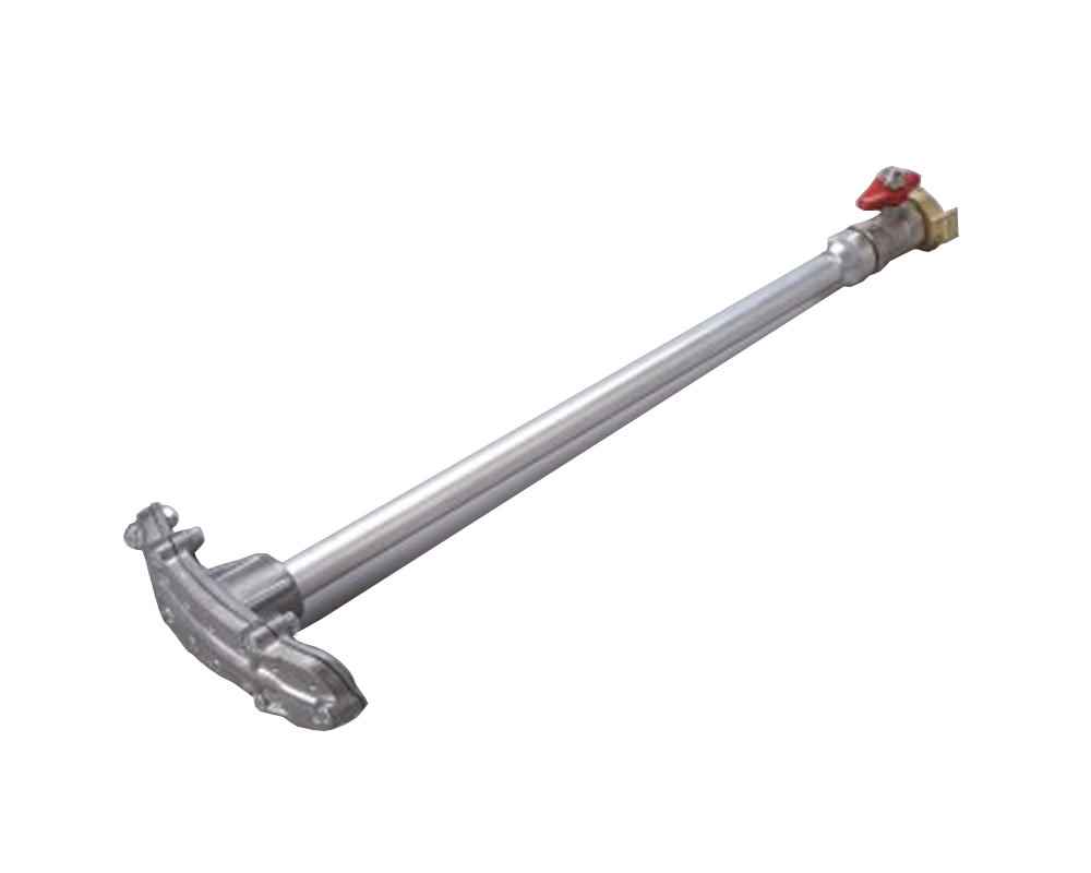 Fächerdüse mit Absperrventil