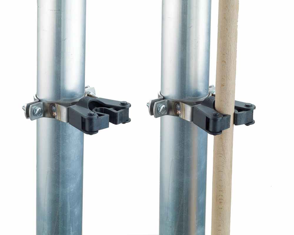 Stielhalter für Zaunpfosten mit einem Ø von 60 mm