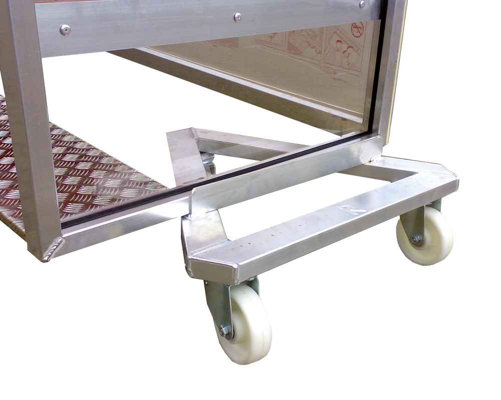 Transportwagen für Spielerkabinen