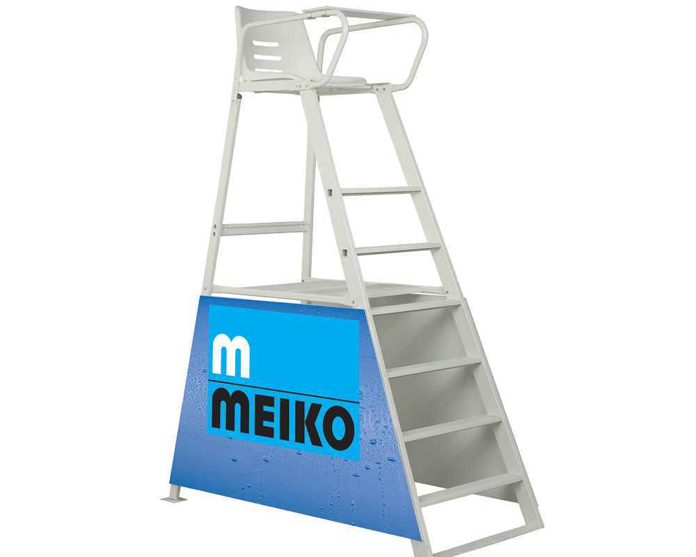 Tennis Schiedsrichterstuhl Court Royal Grand-Prix mit Werbeaufdruck