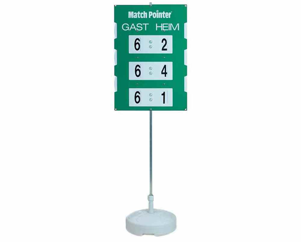 Tennis Spielstand Anzeigetafel Match Pointer Super Big freistehend